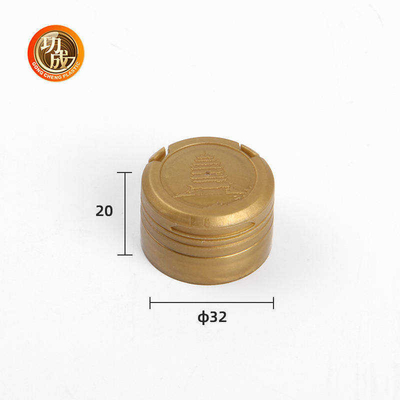 Catégorie comestible en plastique faite sur commande de capsule de sauce de soja d'or