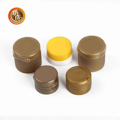 PE en plastique pp Flip Top Caps de plastique de capsule de vis faite sur commande de sauce de soja