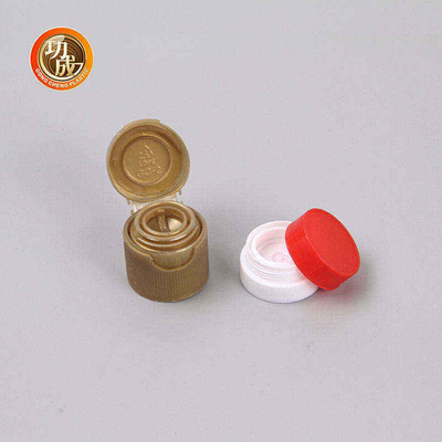 PE en plastique pp Flip Top Caps de plastique de capsule de vis faite sur commande de sauce de soja