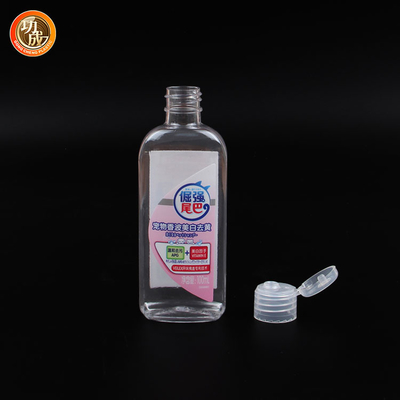 Bouteilles vides transparentes d'aseptisant de main de bouteille en plastique d'aseptisant de savon liquide