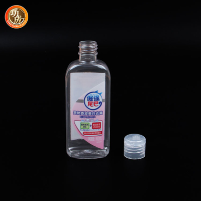 Bouteilles vides transparentes d'aseptisant de main de bouteille en plastique d'aseptisant de savon liquide