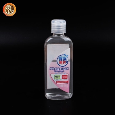 Bouteilles vides transparentes d'aseptisant de main de bouteille en plastique d'aseptisant de savon liquide