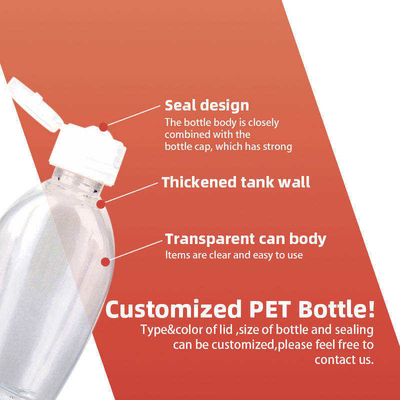 Chaîne principale de la poche 30ML d'aseptisant de bouteille de main de bouteille en plastique faite sur commande d'aseptisant