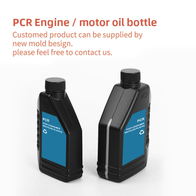 Bouteille d'huile de moteur pour lubrifiants de 1000 ml PCR personnalisée Bouteille en plastique d'huile de moteur