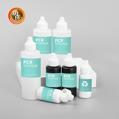 Bouteilles en plastique écologiques de shampooing cosmétique Pcr