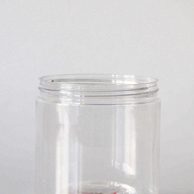 Des pots en plastique à bouche large en PET pour aliments sur mesure avec couvercles 410 ml
