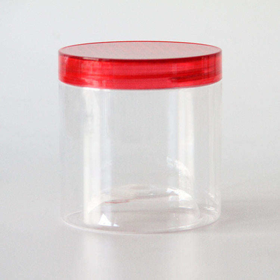 Des pots en plastique à bouche large en PET pour aliments sur mesure avec couvercles 410 ml