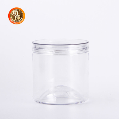 CQM Bouteille de biscuits en plastique de bonbons vide Bouche large claire Entreposage de nourriture Bouteilles en plastique pour animaux de compagnie