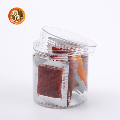 CQM Bouteille de biscuits en plastique de bonbons vide Bouche large claire Entreposage de nourriture Bouteilles en plastique pour animaux de compagnie