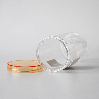 1500 ml Bouche large Bouteille ronde Large Bouteille en plastique transparente Pour les aliments Calibre 100
