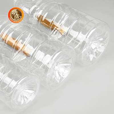 Bouteilles en plastique clair pour les épices, assaisonnements alimentaires, emballage de 1800 ml