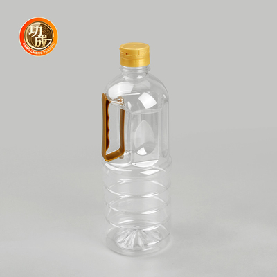 Boîte d'huile de cuisine en plastique à vis sur le couvercle