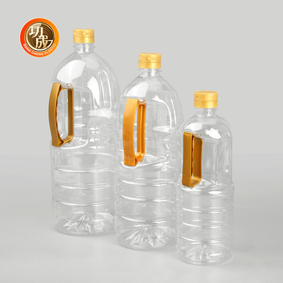 Boîte d'huile de cuisine en plastique à vis sur le couvercle
