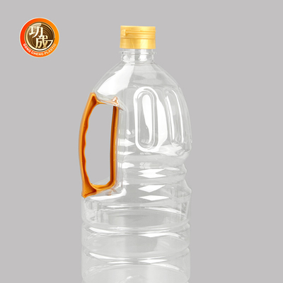 Bouteilles de sauce en plastique transparent en bouteille de qualité alimentaire Emballage en bouteille 1000ml-1800ml Capacité