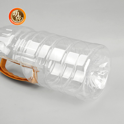 Bouteilles de sauce en plastique transparent en bouteille de qualité alimentaire Emballage en bouteille 1000ml-1800ml Capacité