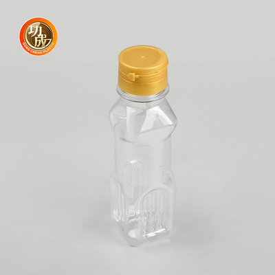 Bouteilles en plastique clair pour les épices, assaisonnements alimentaires, emballage de 1800 ml
