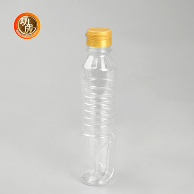 Bouteilles en plastique clair pour les épices, assaisonnements alimentaires, emballage de 1800 ml